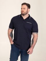 Polo Manches Courtes Bleu Marine Duke Du 3XL au 6XL