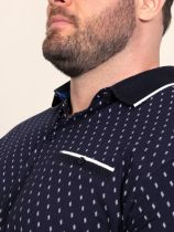 Polo Manches Courtes Bleu Marine Duke Du 3XL au 6XL