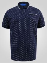 Polo Manches Courtes Bleu Marine Duke Du 3XL au 6XL