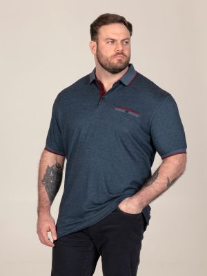 Polo Manches Courtes Bleu Marine Duke Du 3XL au 8XL