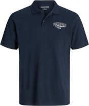 Polo Manches Courtes Bleu Marine Jack&Jones du 3XL au 8XL