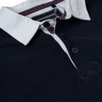 Polo Manches Courtes Bleu Marine Kam du 2XL au 8XL