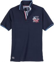Polo Manches Courtes Bleu Marine Redfield du 3XL au 10XL