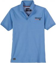 Polo Manches Courtes Bleu Redfield du 3XL au 10XL