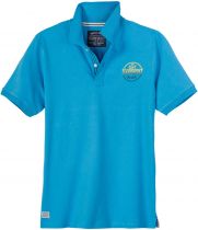 Polo Manches Courtes Bleu Redfield du 3XL au 10XL