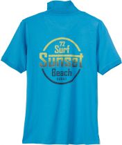 Polo Manches Courtes Bleu Redfield du 3XL au 10XL