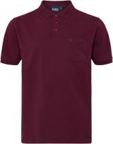 Polo Manches Courtes Bordeaux All Size du 3XL au 8XL