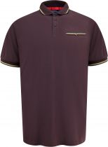 Polo Manches Courtes Bordeaux Duke Du 3XL au 6XL