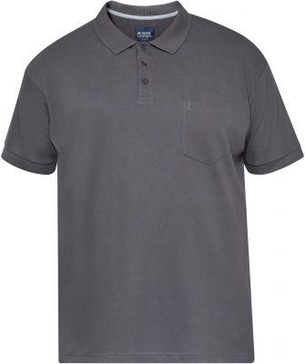 Polo Manches Courtes Gris All Size du 3XL au 8XL