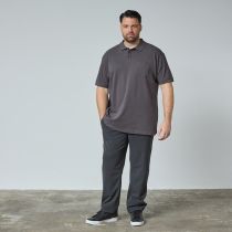 Polo Manches Courtes Gris All Size du 3XL au 8XL