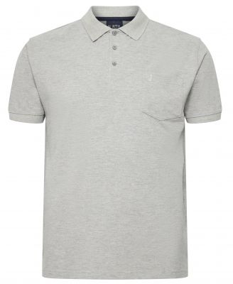 Polo Manches Courtes Gris du 2XL au 8XL All Size