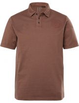 Polo Manches Courtes Marron du 3XL au 7XL