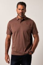 Polo Manches Courtes Marron du 3XL au 7XL
