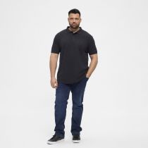 Polo Manches Courtes Noir du 2XL au 8XL All Size