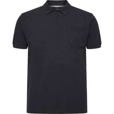 Polo Manches Courtes Noir du 2XL au 8XL All Size