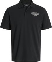 Polo Manches Courtes Noir Jack&Jones du 3XL au 8XL