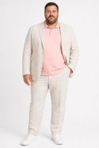 Polo Manches Courtes Rose Kam du 2XL au 8XL