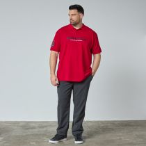 Polo Manches Courtes Rouge All Size du 3XL au 8XL