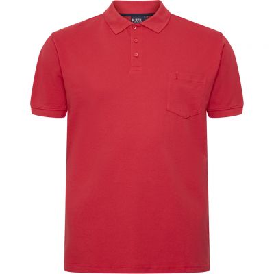 Polo Manches Courtes Rouge du 2XL au 8XL All Size