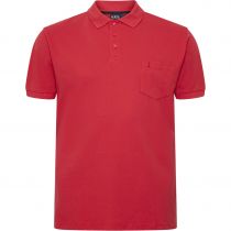 Polo Manches Courtes Rouge du 2XL au 8XL All Size