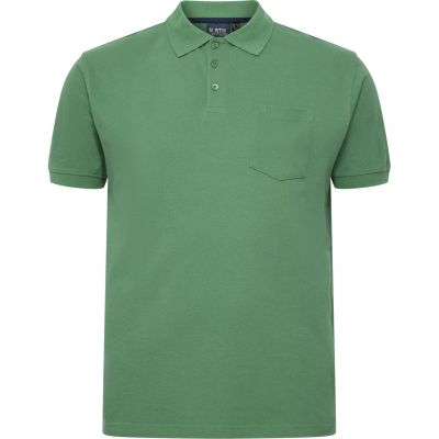 Polo Manches Courtes Vert du 2XL au 8XL All Size
