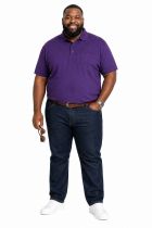 Polo Manches Courtes Violet Kam Jeans du 2XL au 8XL
