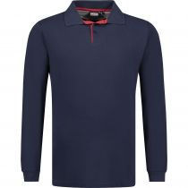 Polo Manches Longues Bleu Marine Adamo du 3XL au 12XL