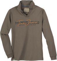 Polo Manches Longues Brun Redfield du 3XL au 8XL