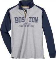 Polo Manches Longues Gris Redfield du 3XL au 10XL