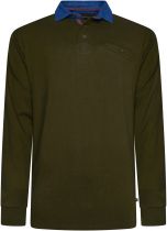 Polo Manches Longues Kaki Kam du 2XL au 8XL