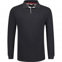 Polo Manches Longues Noir Adamo du 3XL au 12XL