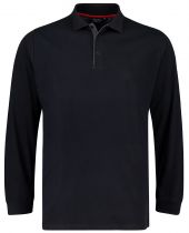 Polo Manches Longues Noir Adamo du 3XL au 12XL
