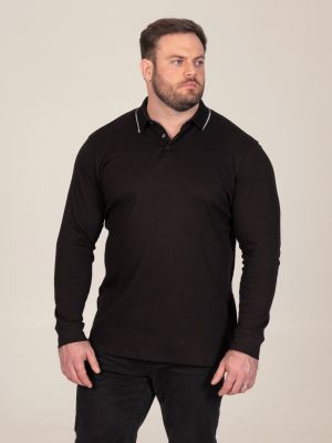 Polo Manches Longues Noir Duke Du 3XL au 8XL