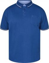 Polo Stretch Manches Courtes Bleu All Size du 3XL au 8XL