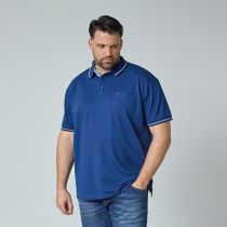Polo Stretch Manches Courtes Bleu All Size du 3XL au 8XL