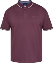 Polo Stretch Manches Courtes Bordeaux All Size du 3XL au 8XL