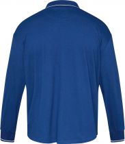 Polo Stretch Manches Longues  Bleu All Size du 3XL au 8XL