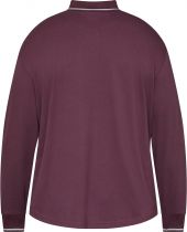 Polo Stretch Manches Longues  Bordeaux All Size du 3XL au 8XL