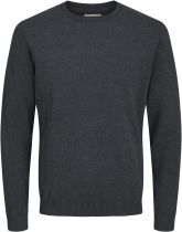 Pull Col Rond Anthracite Jack&Jones du 3XL au 8XL