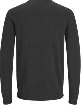 Pull Col Rond Anthracite Jack&Jones du 3XL au 8XL
