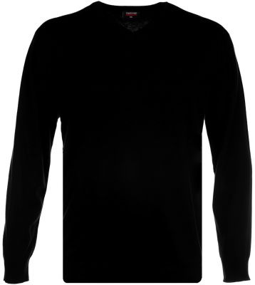  Pull Col V  Noir Espionage du 2XL au 8XL