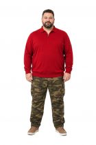 Pull Laine Wollmark Col Zip Rouge Monte Carlo du 58 au 70
