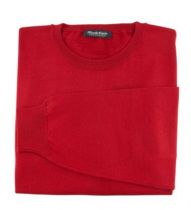 Pull Laine Woolmark Col Rond Rouge Monte Carlo du 58 au 70