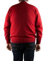 Pull Laine Woolmark Col Rond Rouge Monte Carlo