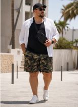 Short de Bain Kaki Abraxas Du 2XL au 10XL