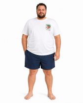 Short de Bain Microfibre Bleu Marine du 2XL au 10XL Ahorn