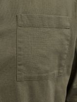 Surchemise Coton & Lin Manches Longues Kaki Jack&Jones