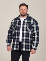 Surchemise Double Poche Bleu Marine Duke Du 3XL au 8XL
