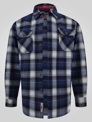Surchemise Double Poche Bleu Marine Duke Du 3XL au 8XL