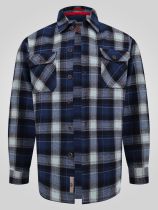 Surchemise Double Poche Bleu Marine Duke Du 3XL au 8XL